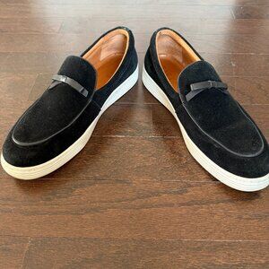 Black Suede Men's Loafers/Slip Ons